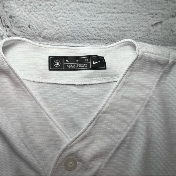 Nike Los Angeles Dodgers Baseball World Series White Jersey XL Stitched Ohtani - Picture 5 of 9